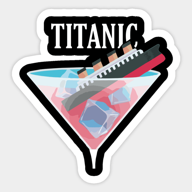 Titanic Desing Sticker by SGcreative